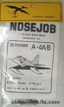 Esoteric 1/72 Skyhawk A-4A/B (A4D-1 or 2) Conversion Kit - (A4D1 A4D2) - Bagged plastic model kit